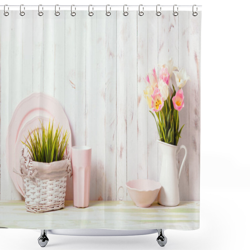 Personality  Kitchen Table Top Shower Curtains