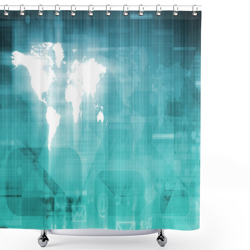 Personality  Web Application System Shower Curtains