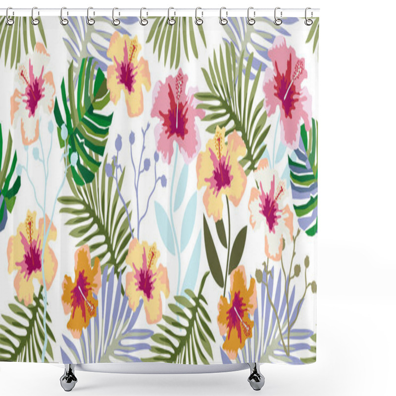 Personality  Summer Tropical Forest. Shower Curtains