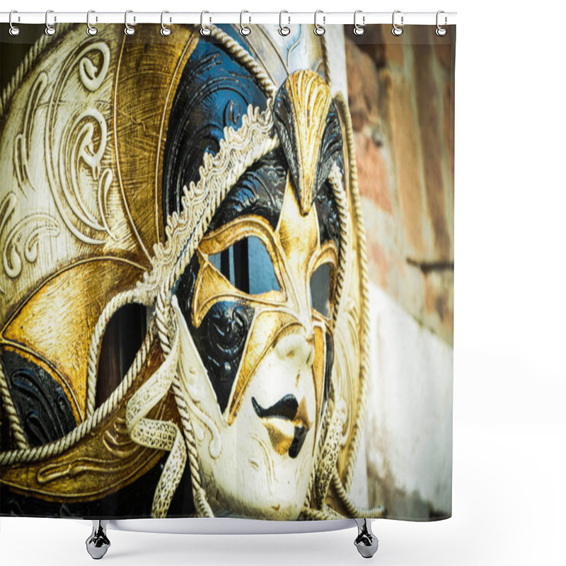 Personality  Venetian Mask Close Up View - Carnival Outfit Shower Curtains