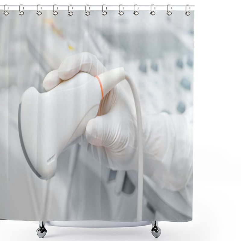 Personality  Ultrasound Medical Device Shower Curtains