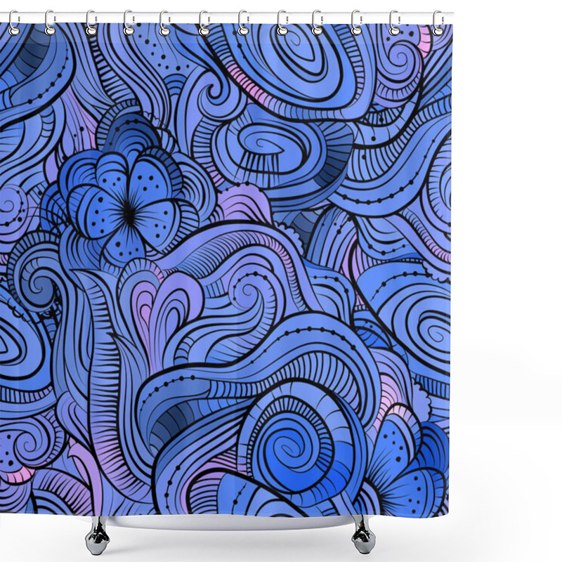 Personality  Decorative Floral Pattern Shower Curtains