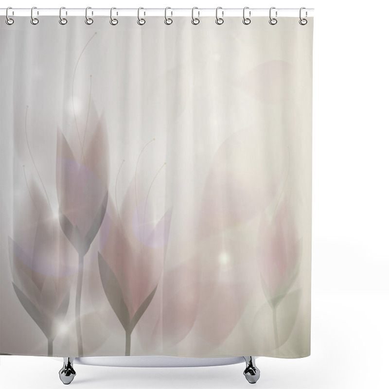 Personality  Autumn Crocus Shower Curtains