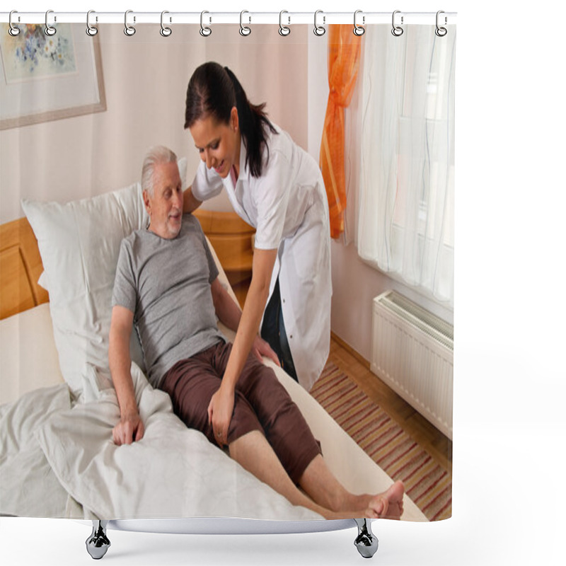 Personality  Nurse In Elderly Care For The Elderly In Nursing Homes Shower Curtains