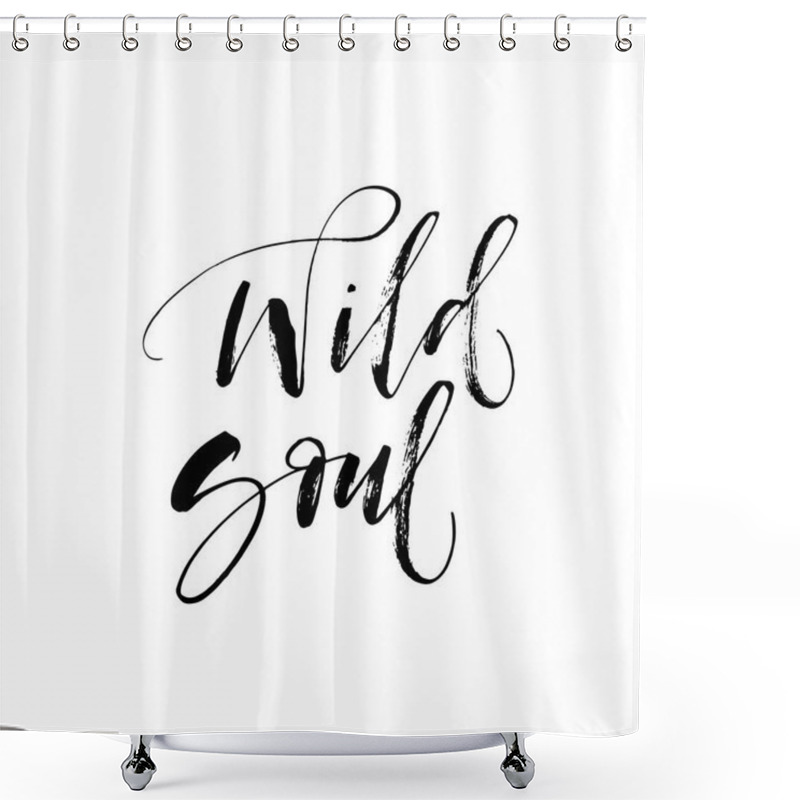 Personality  Wild Soul Card.  Shower Curtains