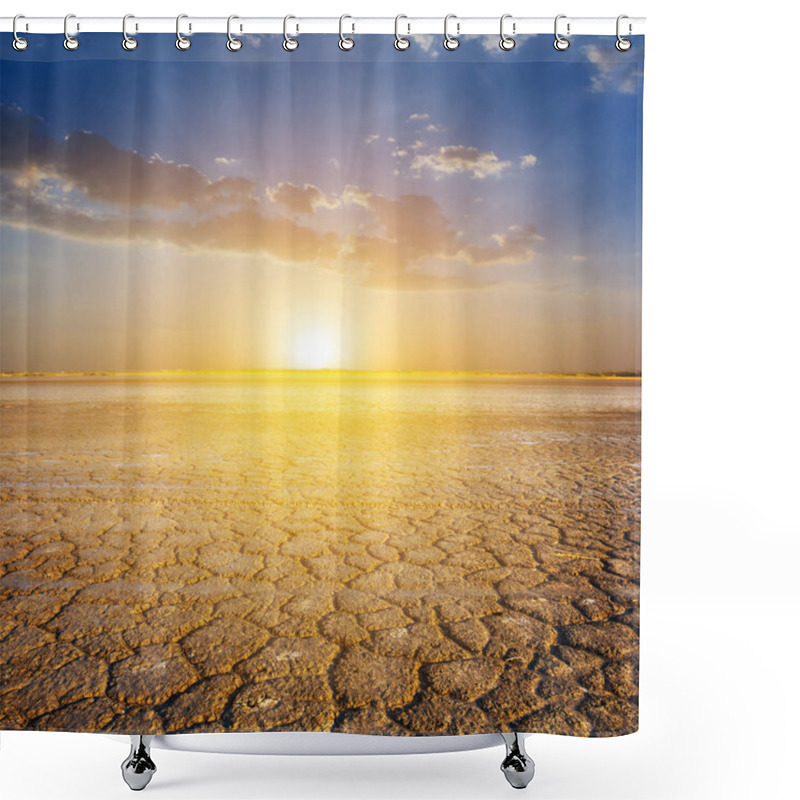 Personality  Dry Lands Before A Dusk Shower Curtains