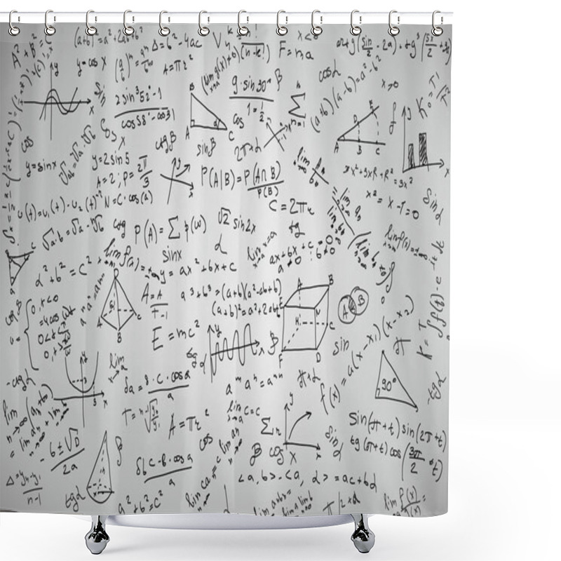 Personality  Mathematics Equations Shower Curtains