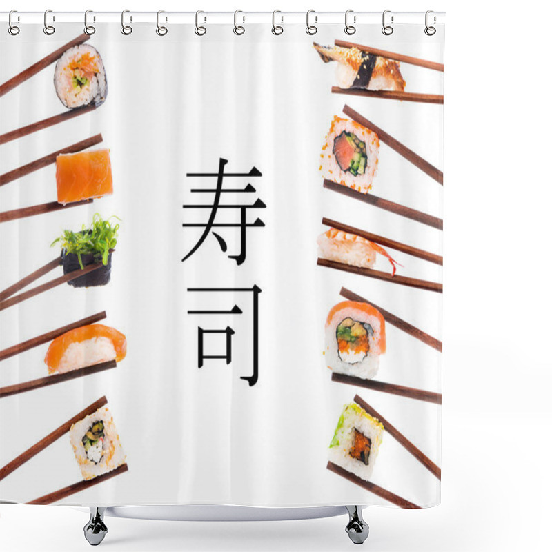 Personality  Sushi Set Shower Curtains