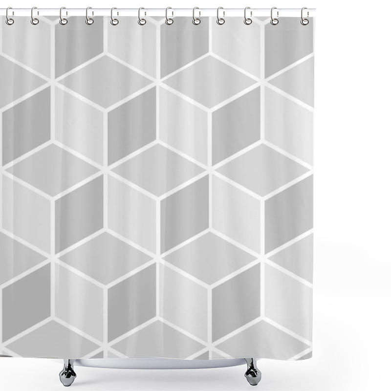 Personality  Pattern Made From Hexagons Shower Curtains