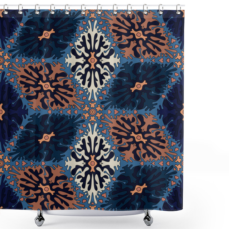 Personality  Geometric Seamless Abstract Pattern Shower Curtains