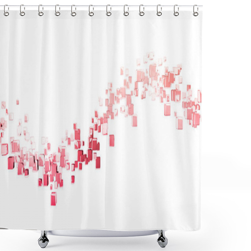 Personality  Business Analytics Concept Art Shower Curtains