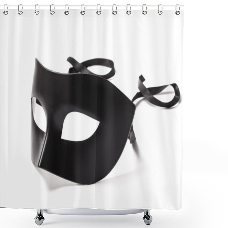 Personality  Black Carnival Mask Shower Curtains