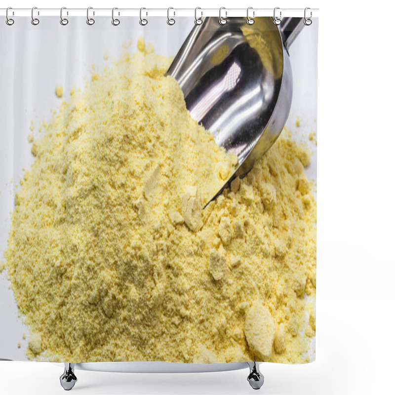 Personality  Pure Sulfur Powder, Used In Medicine, Or Fertilizer Or Fungicide Shower Curtains