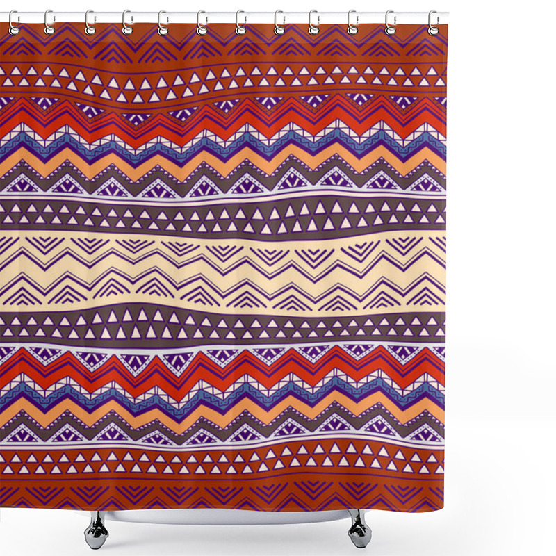 Personality  Seamless Aztec Pattern Shower Curtains