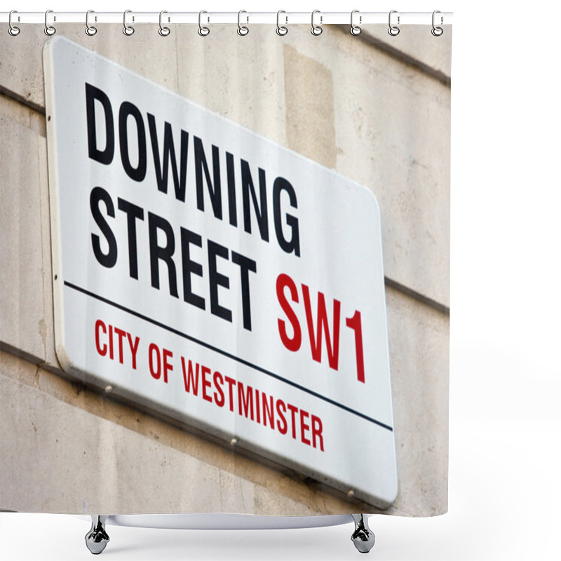 Personality  Downing Street In London Shower Curtains