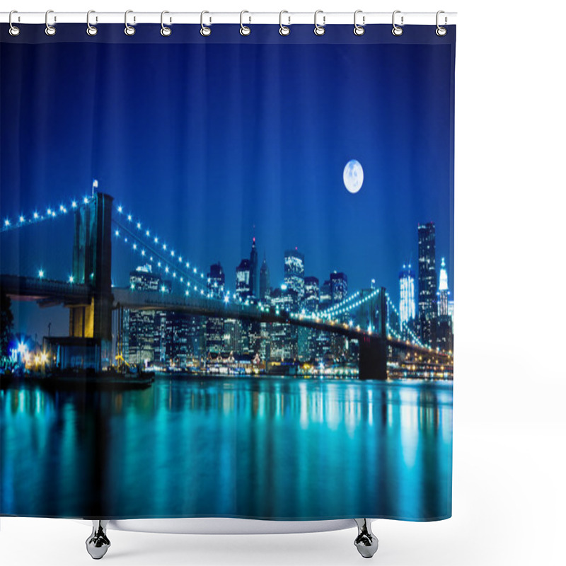 Personality  NYC Brooklyn Bridge Shower Curtains