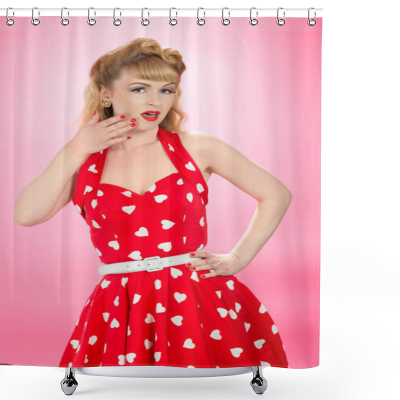 Personality  Pin Up Style Shower Curtains