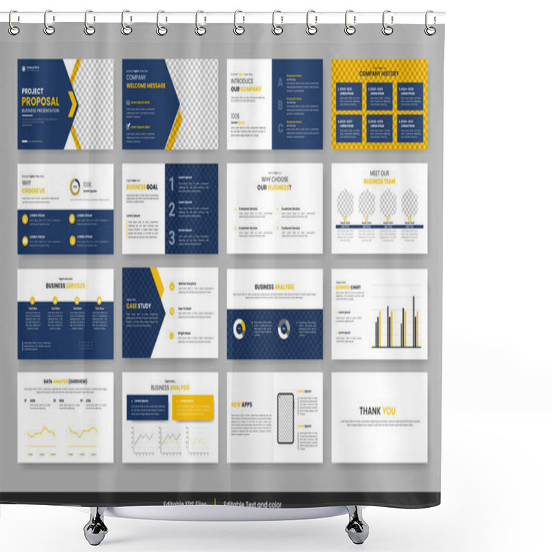 Personality  Presentation Template Elements On A White Background. Vector Infographics. Use In Presentations, Flyers And Leaflets, Corporate Reports, Marketing, Advertising, Annual Reports, Banner Shower Curtains