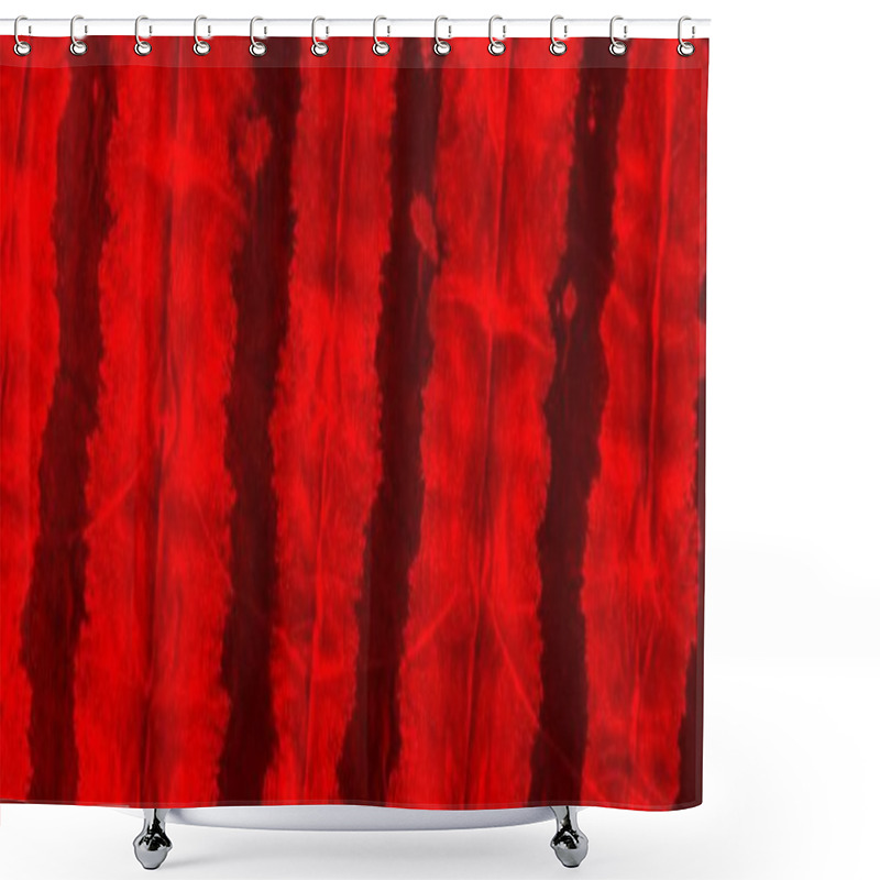 Personality  Red Neon Tie Dye Grunge. Red Boho Minimal Layout. Colour Halloween Design. Red Transparent Illustration Art Gradient Stain. Sunny Criminal Glow. Empty Decorative Textile. Tiedye Traditional Splatter. Shower Curtains