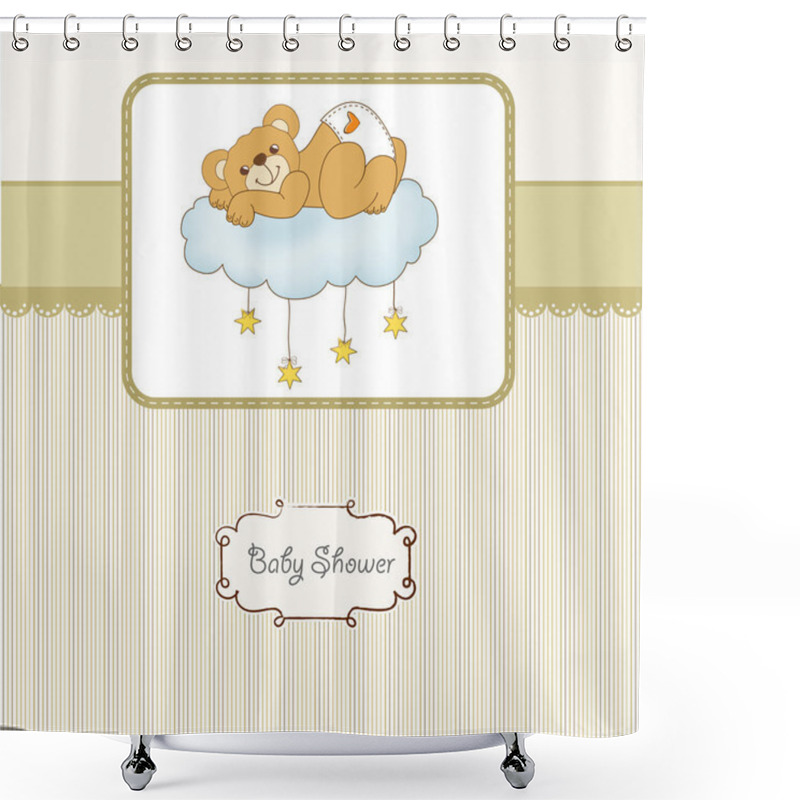 Personality  Baby Shower Shower Curtains