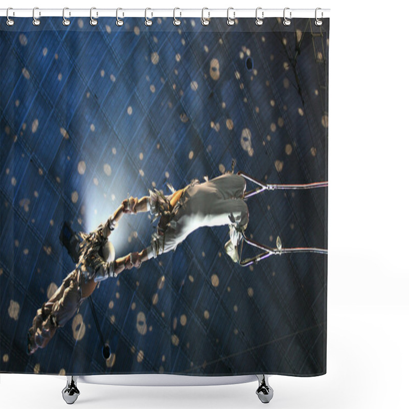 Personality  Air Acrobats Shower Curtains