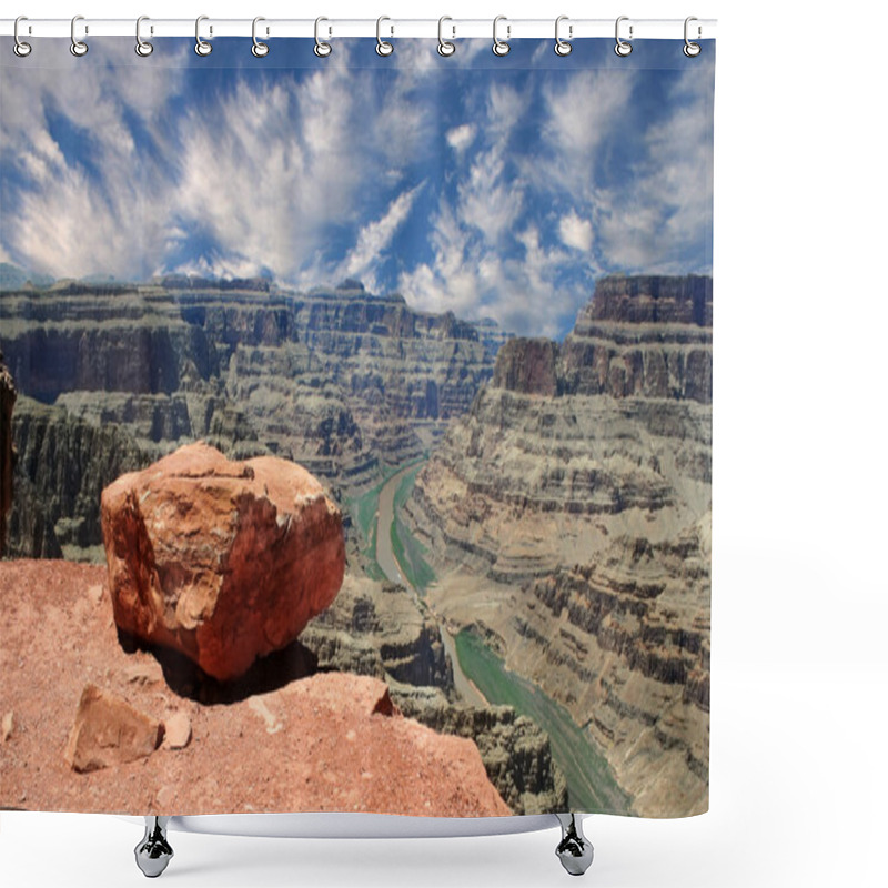 Personality  Grand Canyon West Rim Shower Curtains