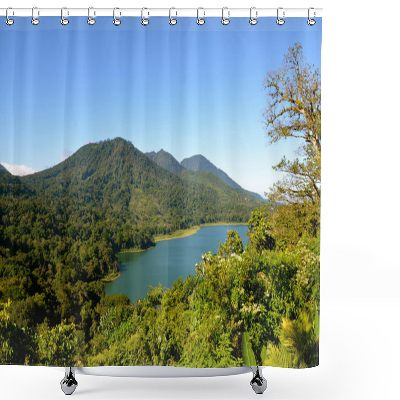 Personality  Twin Lakes, Bali, Indonesia Shower Curtains