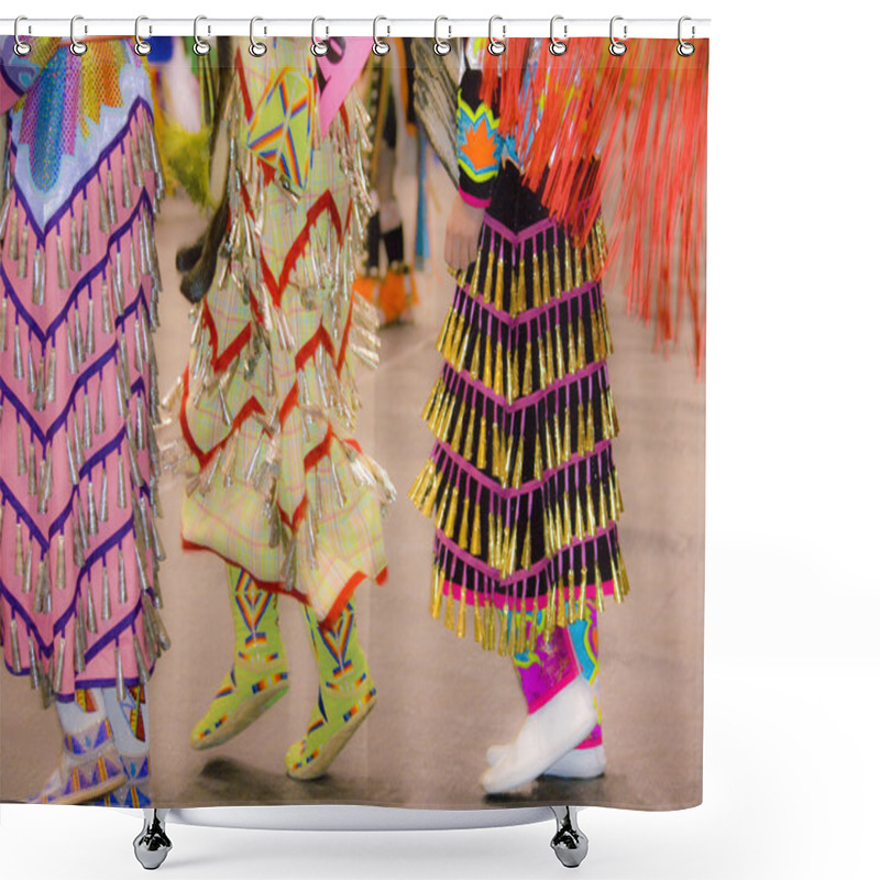 Personality  Dancing Moccasins Shower Curtains