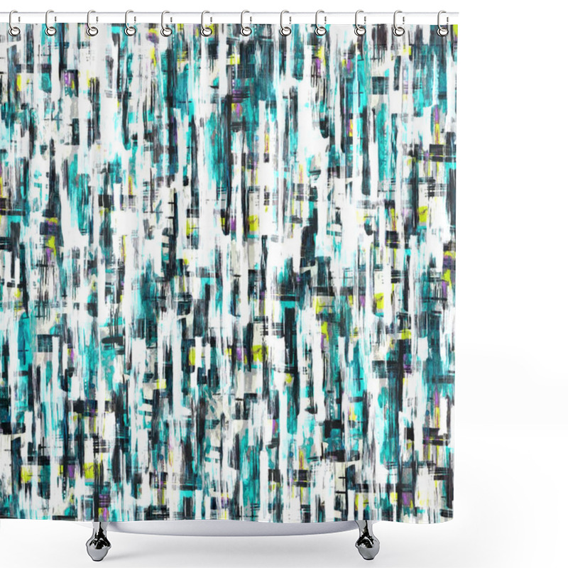 Personality  Geometry Texture Repeat Classic Pattern Shower Curtains