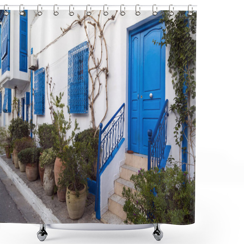 Personality  Sidi Bou Said, Tunisia Shower Curtains