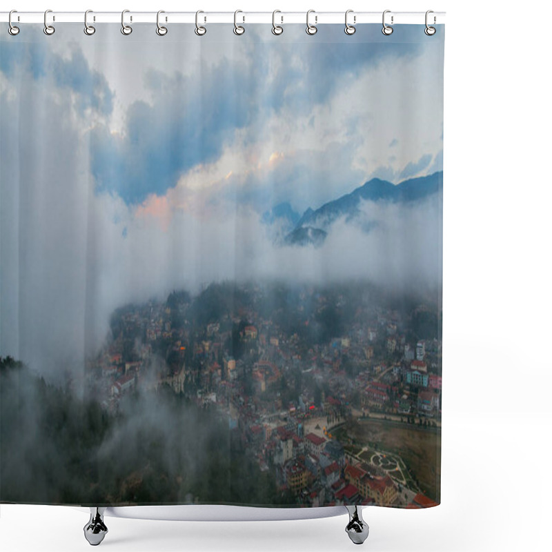 Personality  Town Shower Curtains