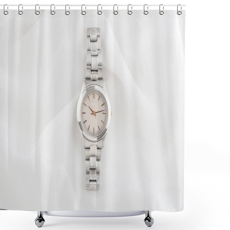 Personality  Luxury Woman Wristwatch Shower Curtains