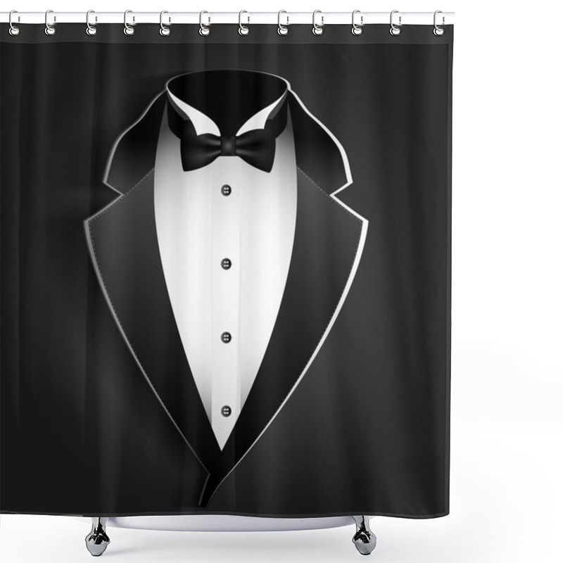 Personality  Tuxedo Shower Curtains