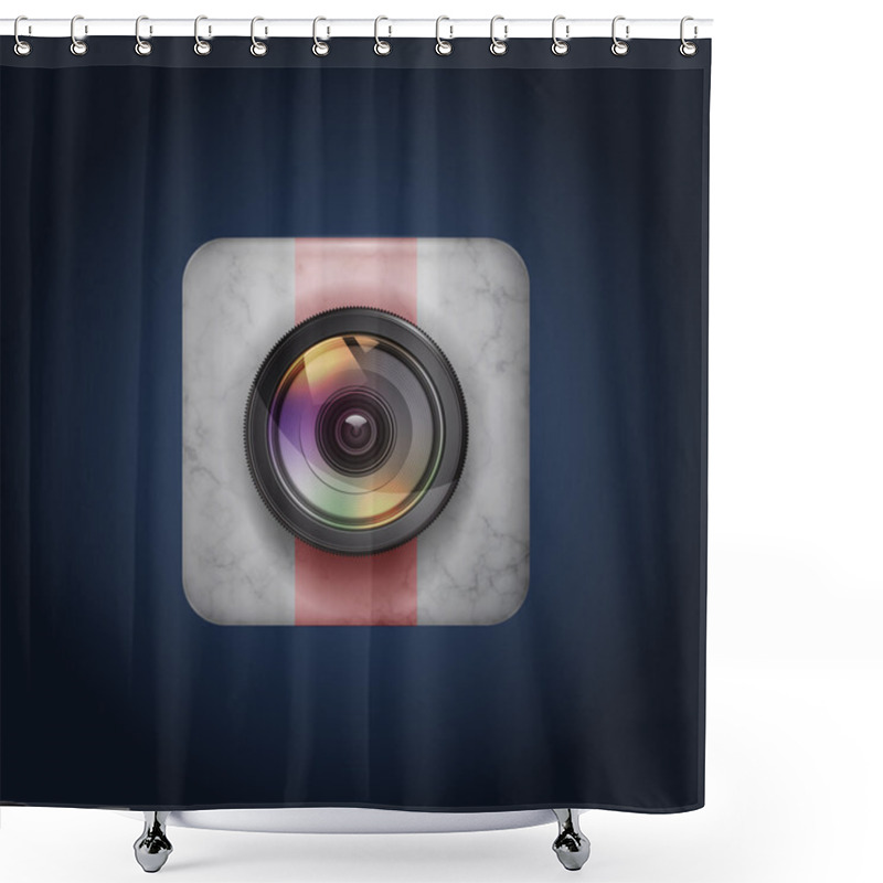 Personality  Independence Day Postcard Design Shower Curtains