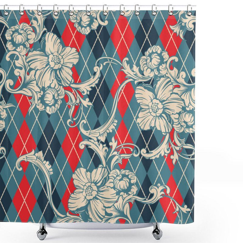 Personality  Eclectic Fabric Seamless Pattern. Shower Curtains