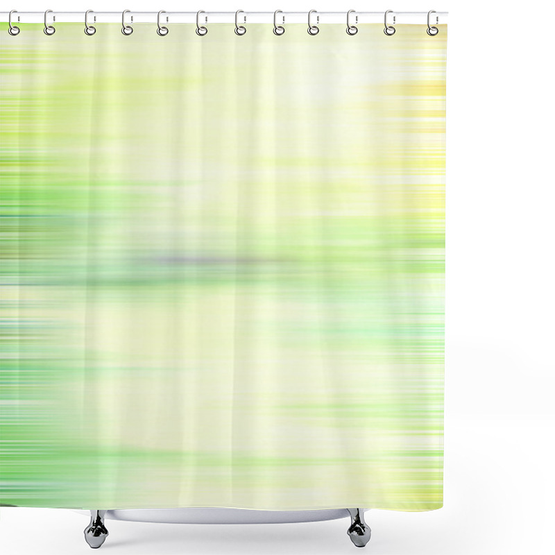 Personality  Abstract Textured Background: Green, Yellow, And White Patterns Shower Curtains