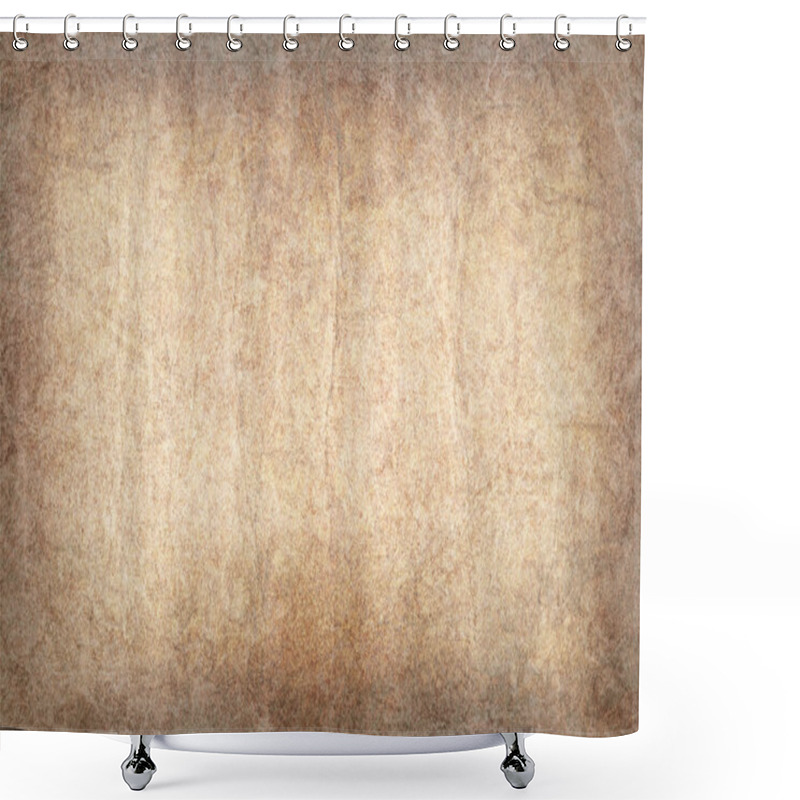 Personality  High Resolution Antique Animal Skin Parchment, Coarse Grain, Wizened, Vignette Grunge Texture Sample. Shower Curtains