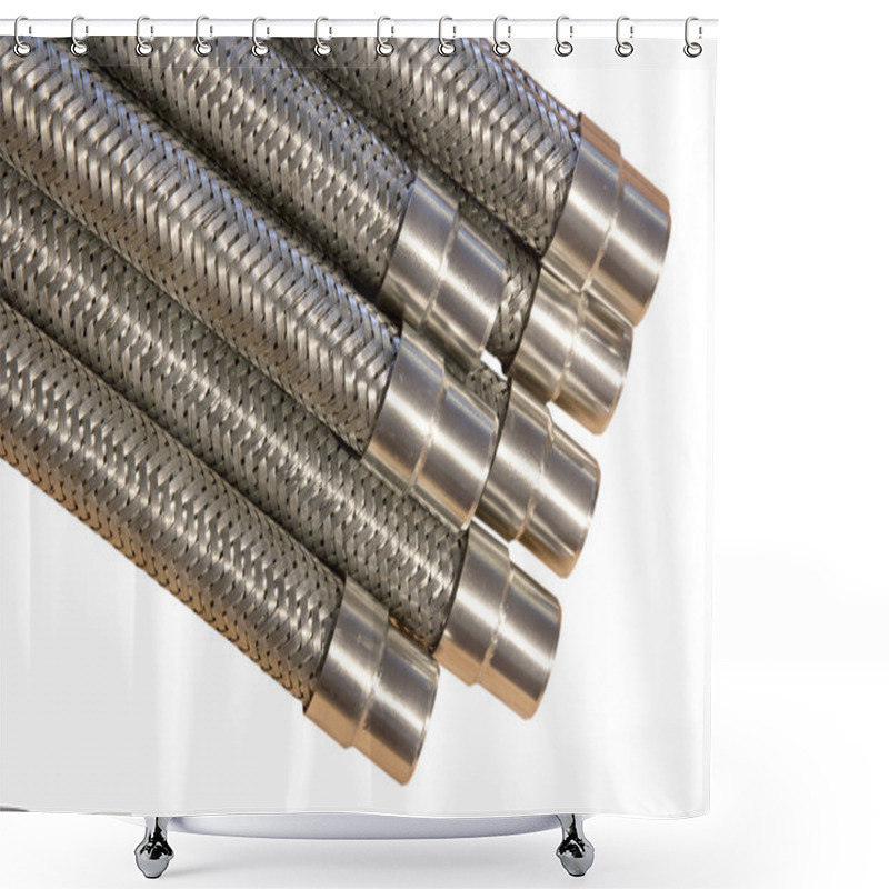 Personality  Metal Hoses. Shower Curtains