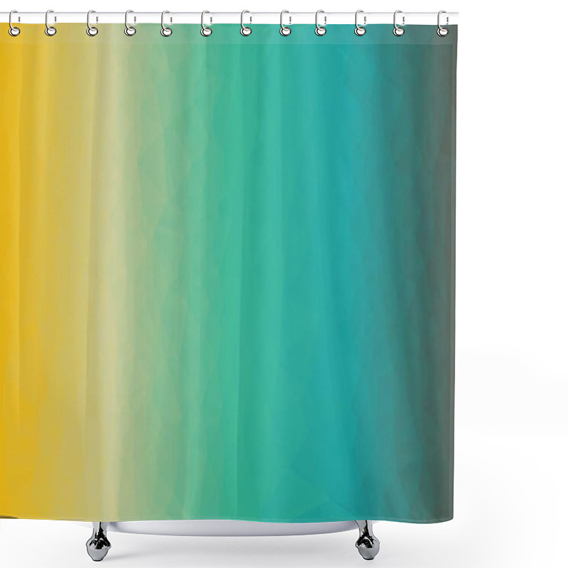 Personality  Abstract Geometric Background With Poly Pattern Shower Curtains