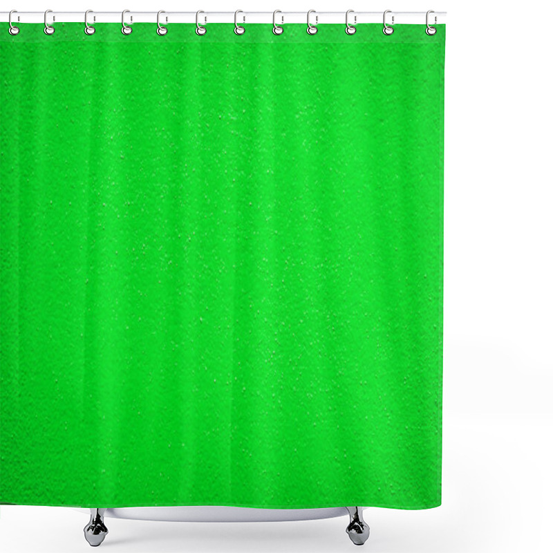 Personality  Textured Background. Green Painted Wall. Shower Curtains