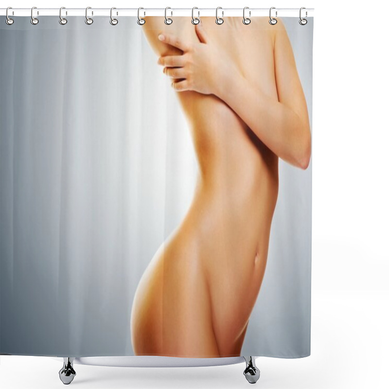 Personality  Beautiful Female Body Shower Curtains