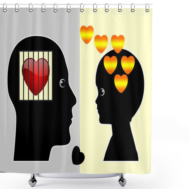 Personality  Unwanted Kid Shower Curtains