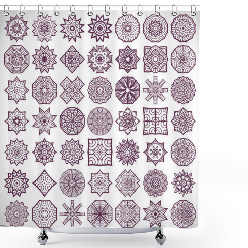 Personality  Mandalas Shower Curtains