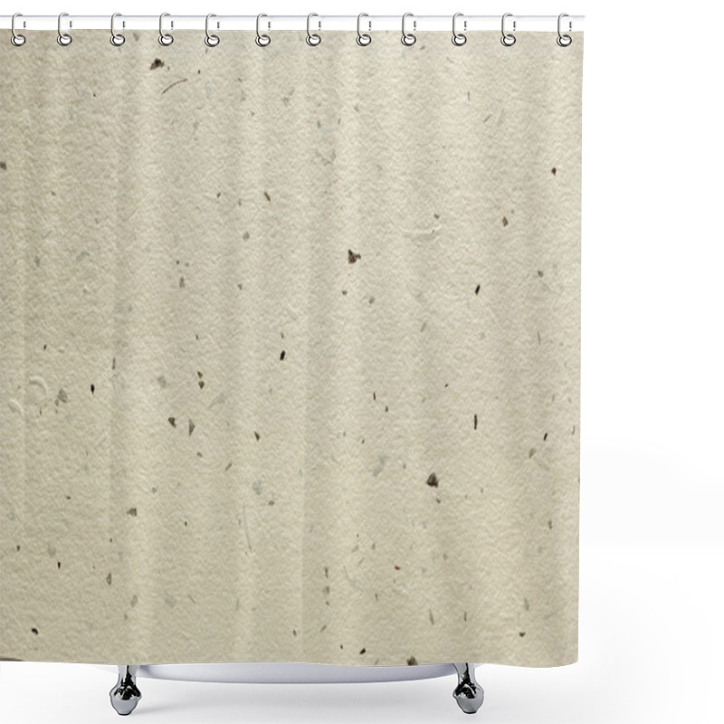 Personality  Abstract Beige Handmade Paper Texture Shower Curtains