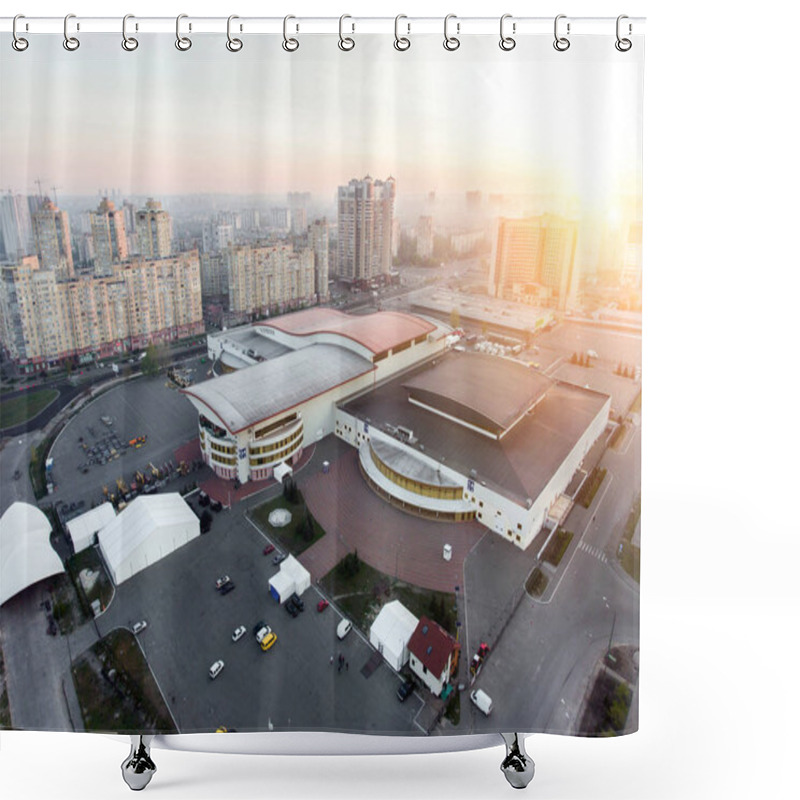 Personality  International Exhibition Centre In Kyiv Shower Curtains