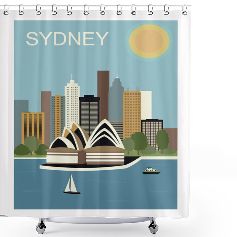 Personality  Sydney Australia, Opera House Shower Curtains