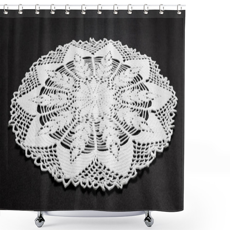 Personality  Traditional Lace Work Shower Curtains