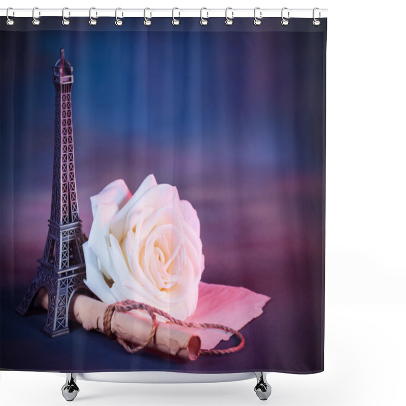 Personality  Romantic Greeting Card Shower Curtains