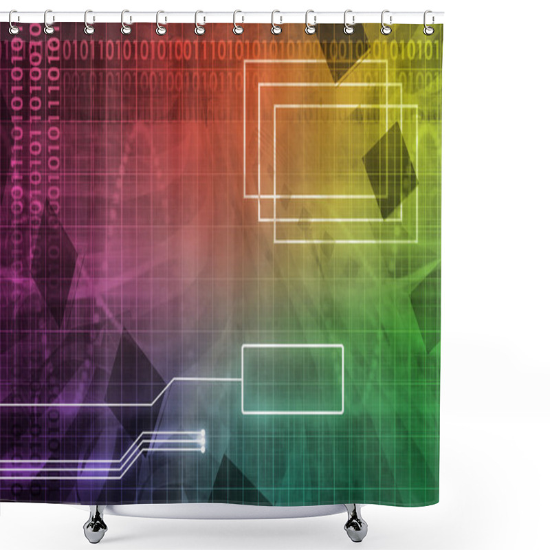 Personality  System Development Shower Curtains