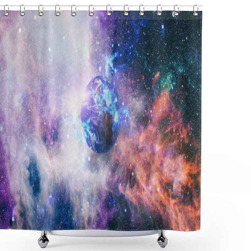 Personality  Planet Earth. Eastern Hemisphere. This Image Elements Furnished By NASA. Shower Curtains